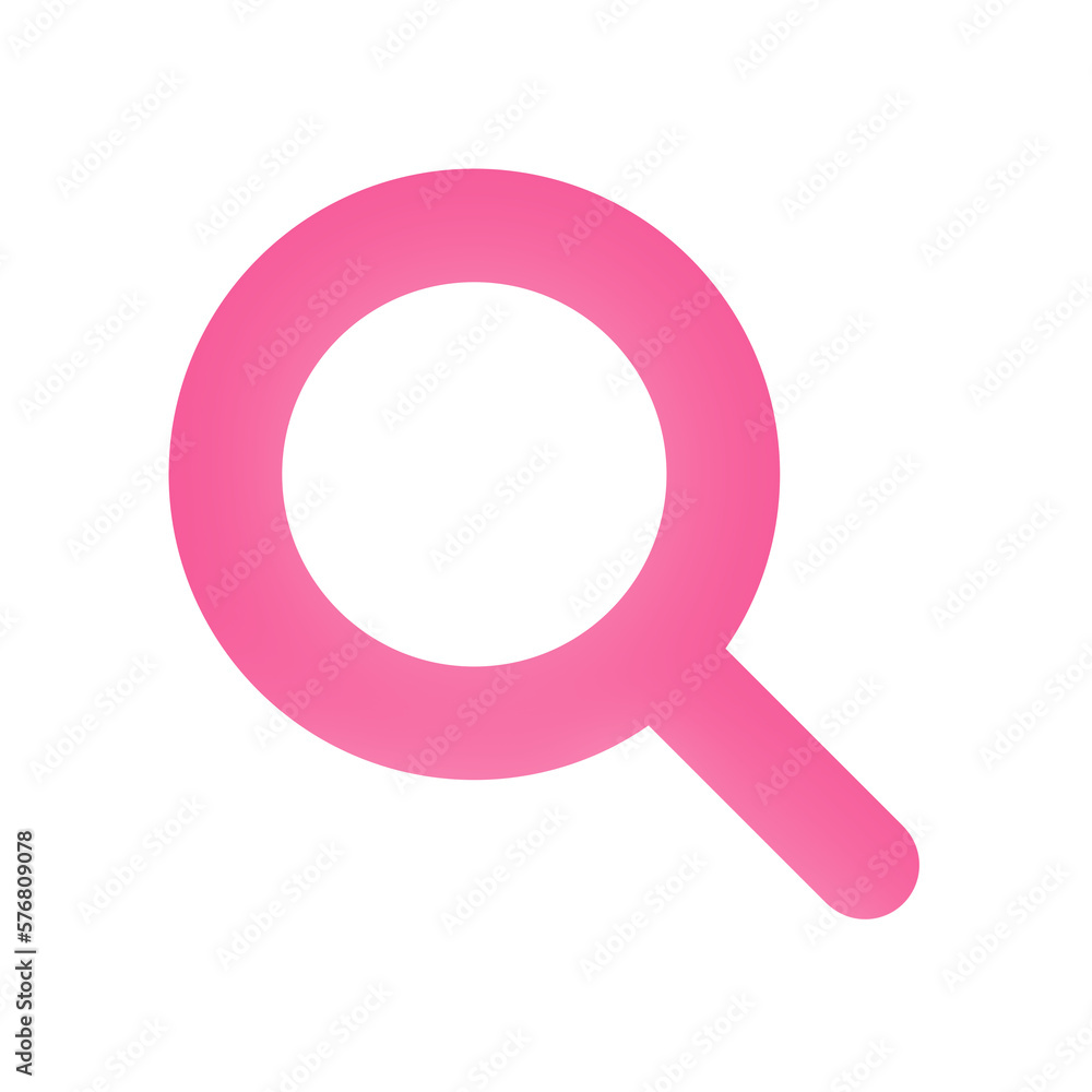 pink magnifying and search icon pink magnifying and search icon