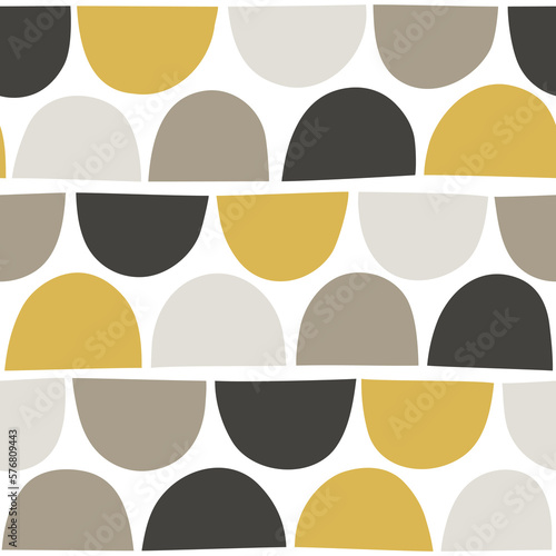 Abstract geometric retro seamless pattern