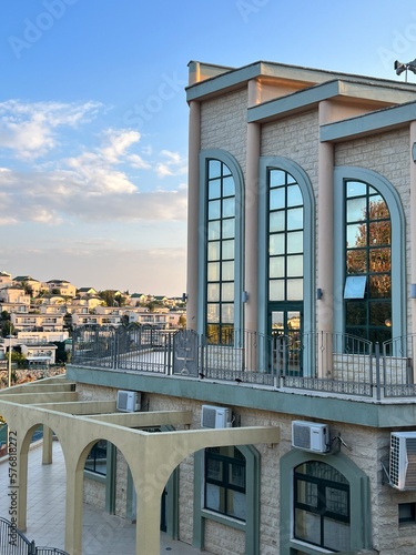 Beautiful glass synagogue