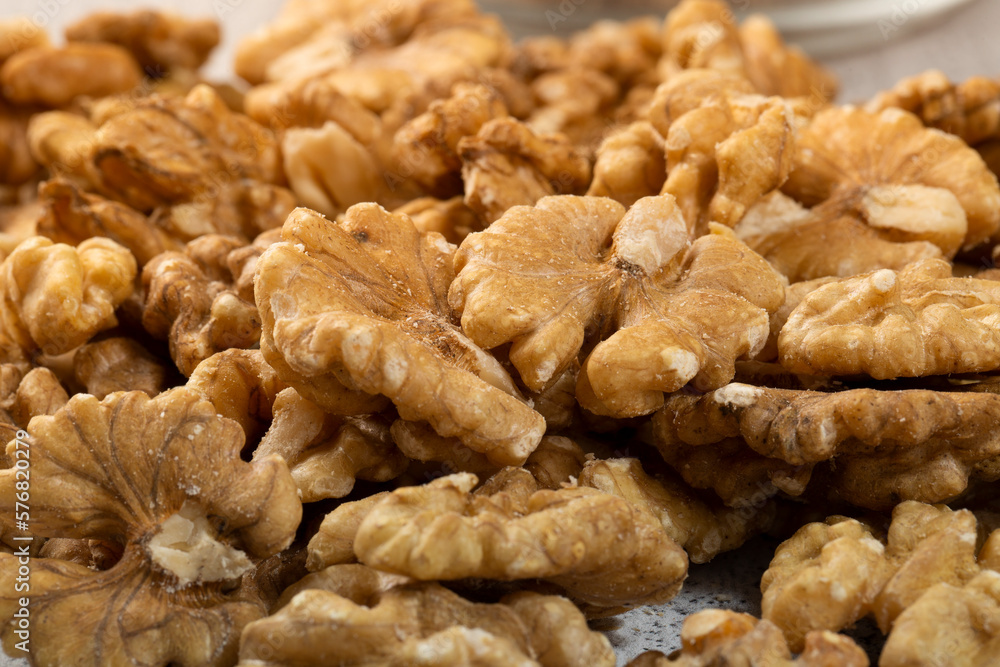 Walnut on the table.Proper nutrition.Natural nutrition. Walnut on the table.Proper nutrition.Natural nutrition.