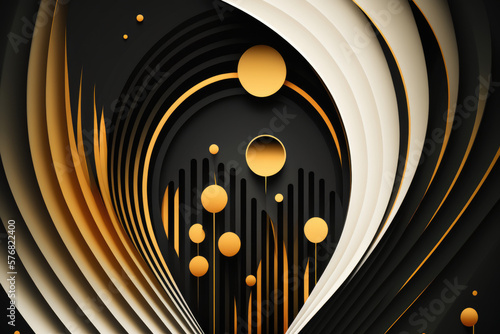 Obraz na płótnie Abstract background vector. Generative AI w salonie