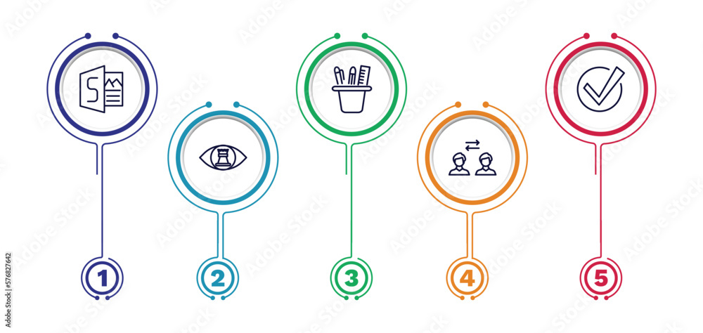 set of startup and strategy thin line icons. startup and strategy outline icons with infographic template. linear icons such as sway, stationery, accept, strategic vision, exchanging vector. set of startup and strategy thin line icons. startup and strategy outline icons with infographic template. linear icons such as sway, stationery, accept, strategic vision, exchanging vector.
