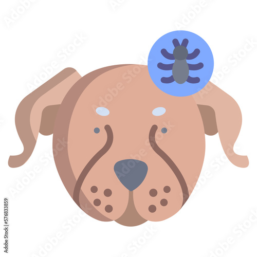 Anti flea icon