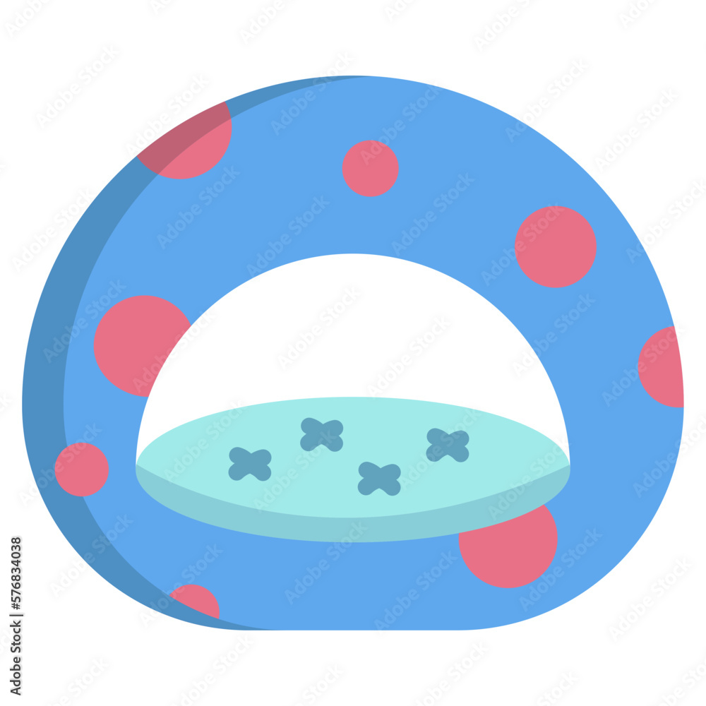 Fototapeta premium Puppy bed icon