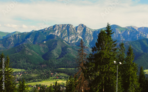 Slovakian nature and natural views, mountains and treetop walking trail