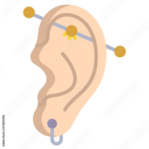 Ear piercing icon