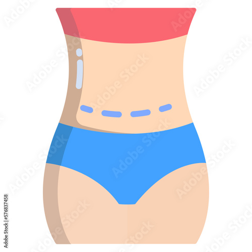 C-section delivery icon