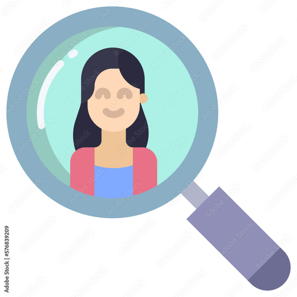 Search Woman icon
