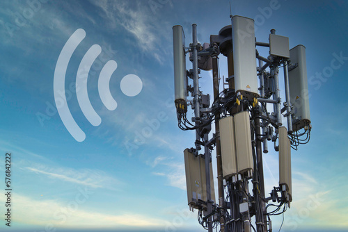 cell phone tower receiving transmit energy connecting wifi fast online web generation metropolis micro networking development engineering infrastructure mobility remote cellphone communications 6g
