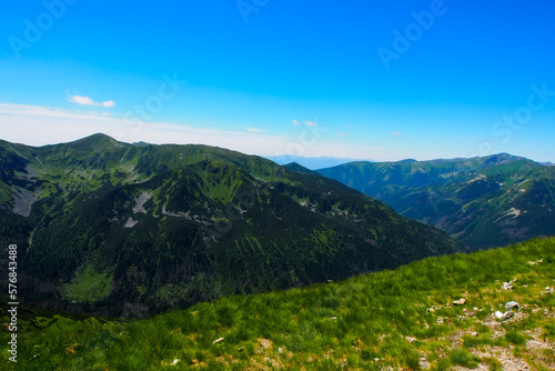 Polish nature and natural scenery, mountains and high Tatras