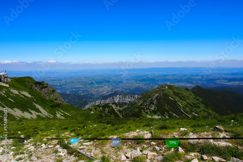 Polish nature and natural scenery, mountains and high Tatras