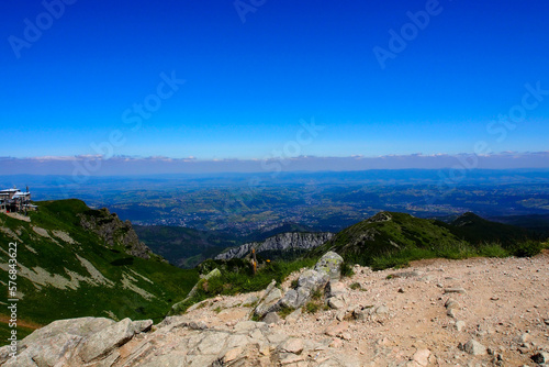 Polish nature and natural scenery, mountains and high Tatras