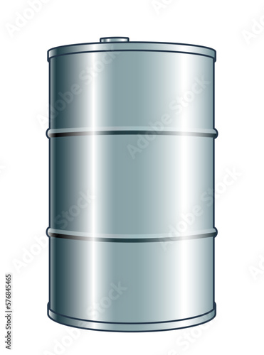 Metal barrel illustration