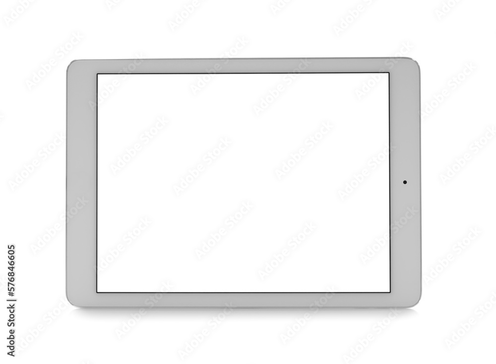 Modern tablet computer isolated on white background Modern tablet computer isolated on white background