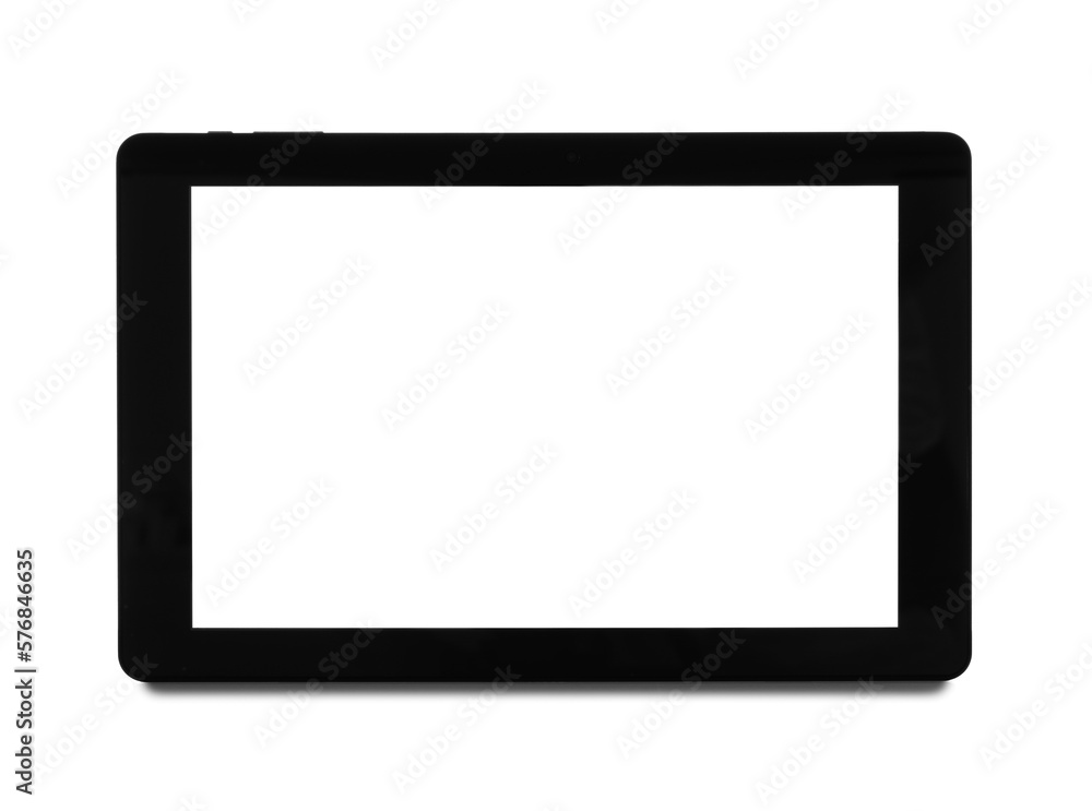 Modern tablet computer isolated on white background Modern tablet computer isolated on white background