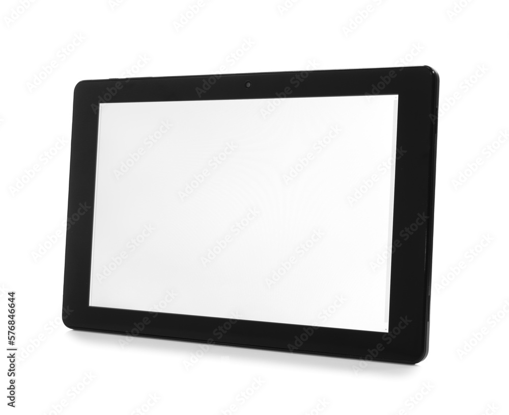 Modern tablet computer isolated on white background Modern tablet computer isolated on white background
