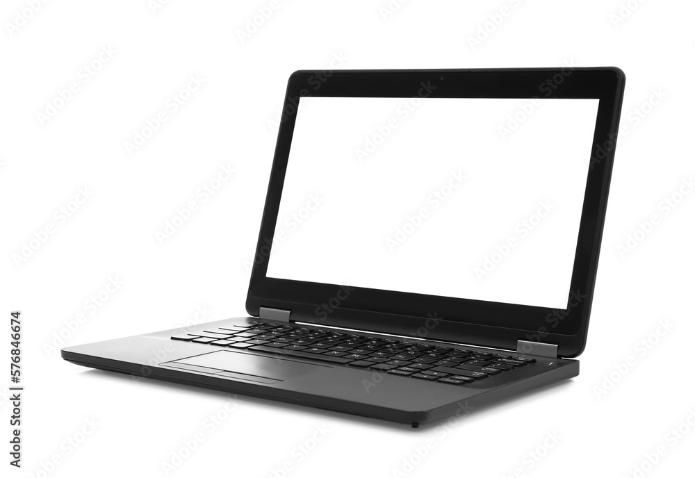 Modern laptop isolated on white background Modern laptop isolated on white background