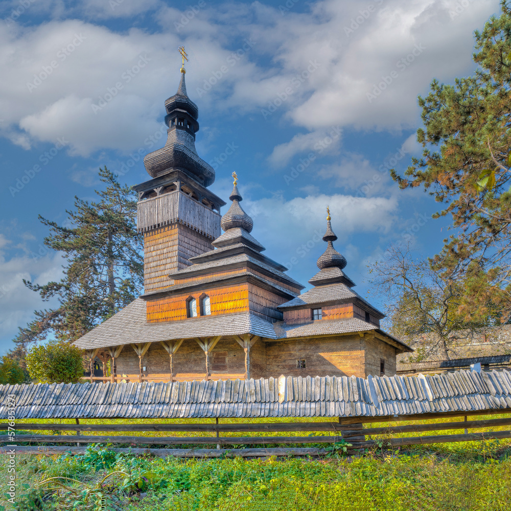 Wooden church in Transcarpathia