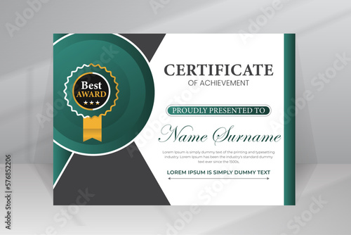 Modern Design Certificate Template