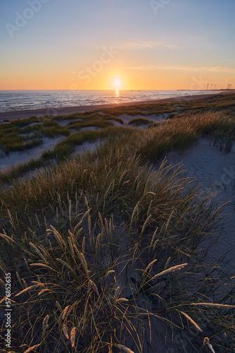 Sunset at the Dunes in Denmark. High quality photo