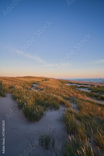 Fotografia, Obraz Evening at danish west coast. High quality photo
