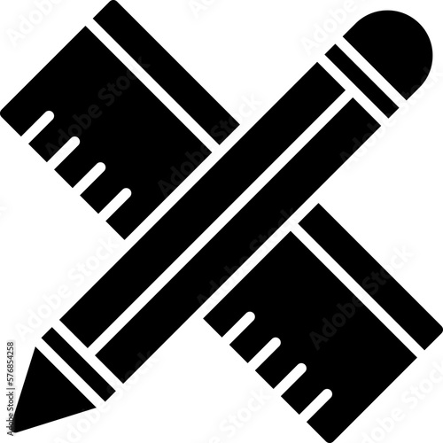 pencil ruler icon