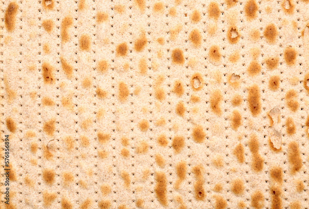 Jewish flatbread matza for Passover as background, closeup Jewish flatbread matza for Passover as background, closeup