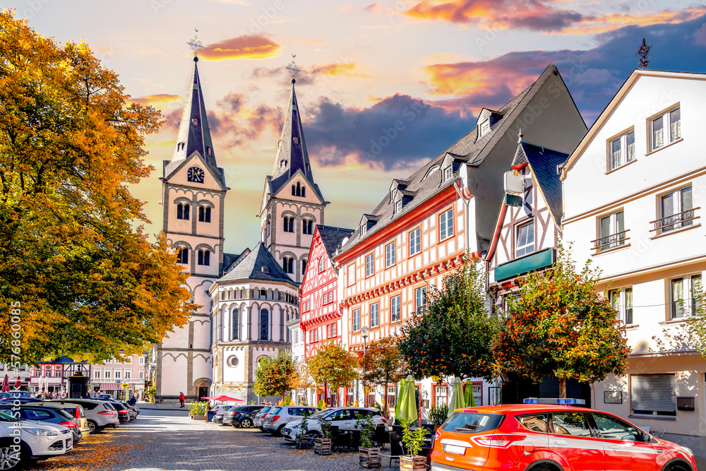 Obraz premium Altstadt, Boppard, Deutschland 