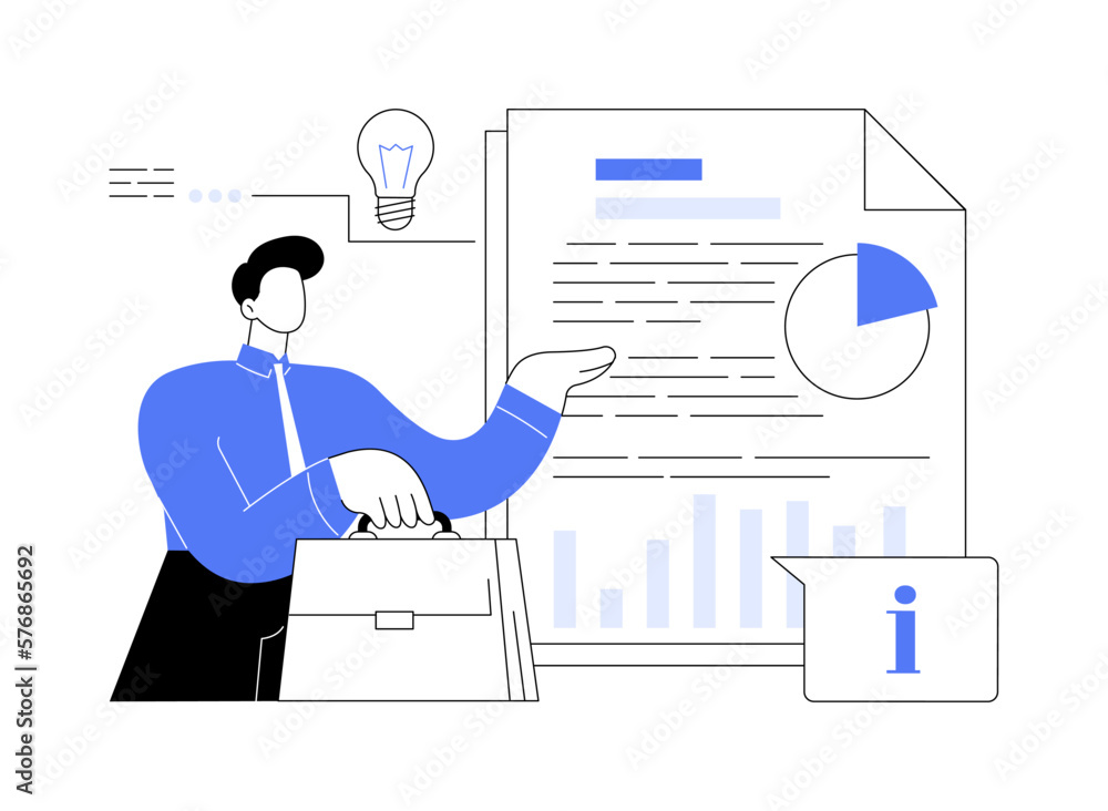 White paper abstract concept vector illustration. White paper abstract concept vector illustration.