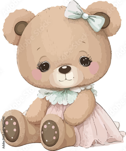 teddy bear with a toy