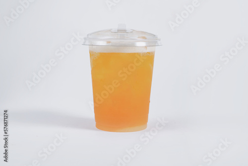 orange juice in glass