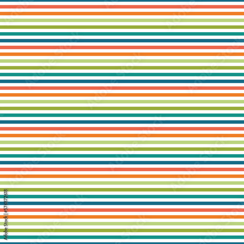 Wallpaper Mural Horizontal Stripes Seamless Pattern - Colorful and bright striped repeating pattern design Torontodigital.ca