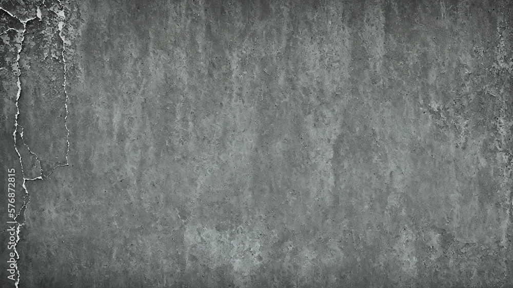Obraz premium Muro de Hormigón con Superficie Rugosa en Color Gris, IA Generativa