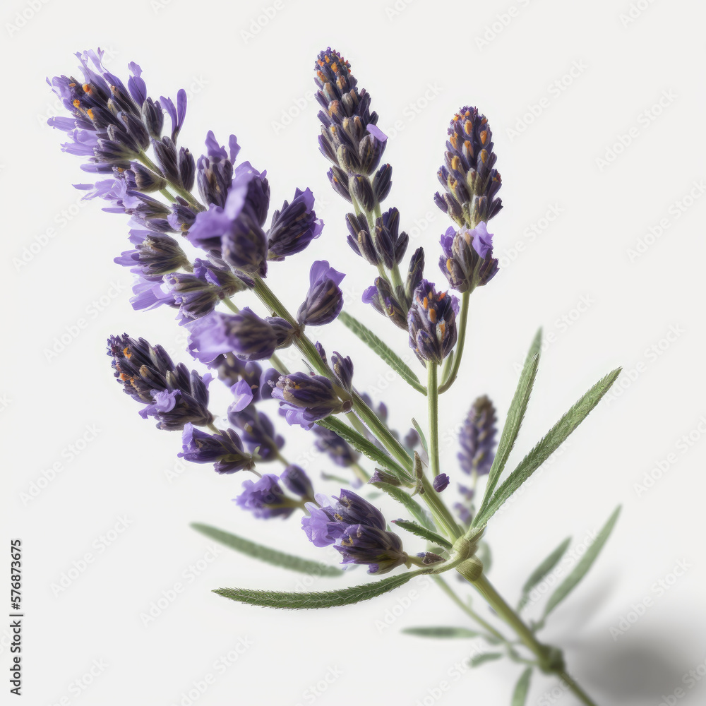 Fototapeta premium Purple Perfection: The Beauty of Lavender