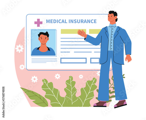 Medical insurance concept