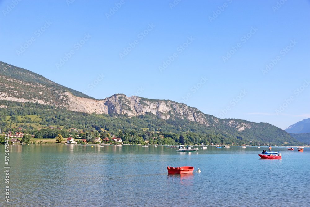 Lake Annecy in the French Alps	