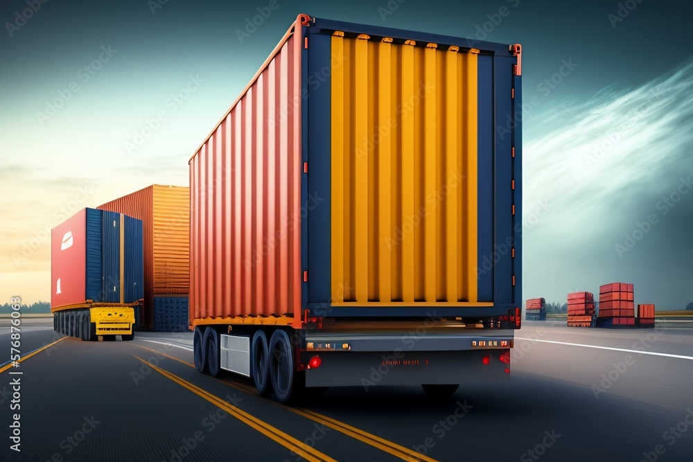 Travel. Trade .. export .. sailing .. businessman .. cargo containers