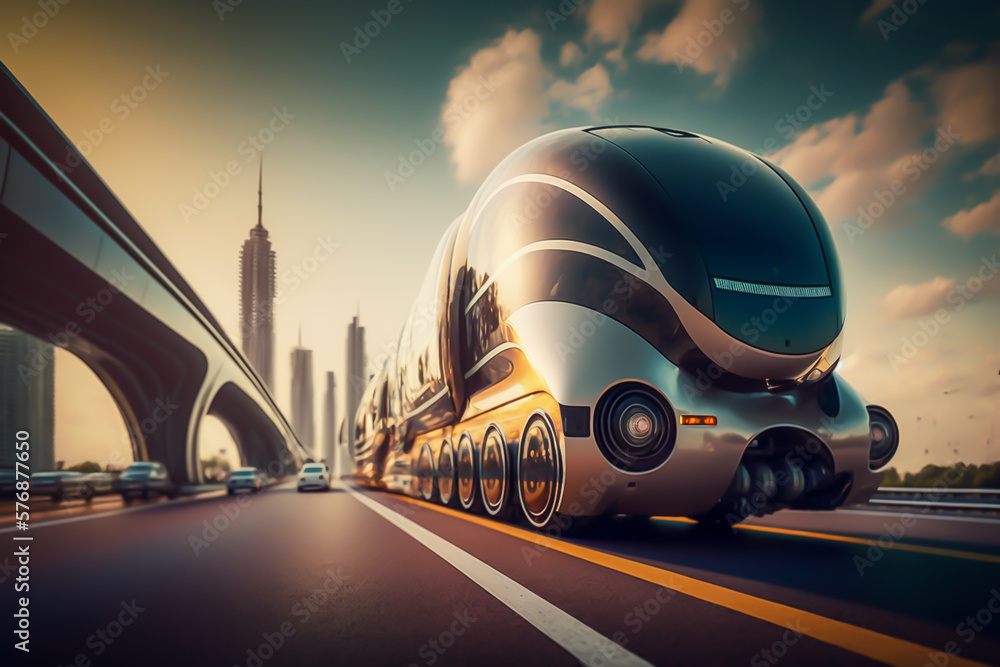 Future transport technology roadmap vehicles, trucks, long trucks, generative ai