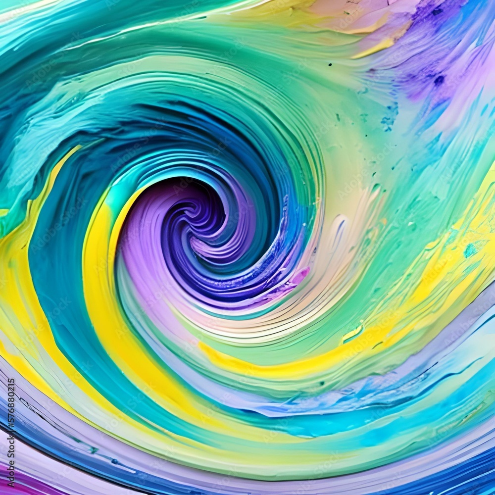 Multicolor paint swirl Multicolor paint swirl