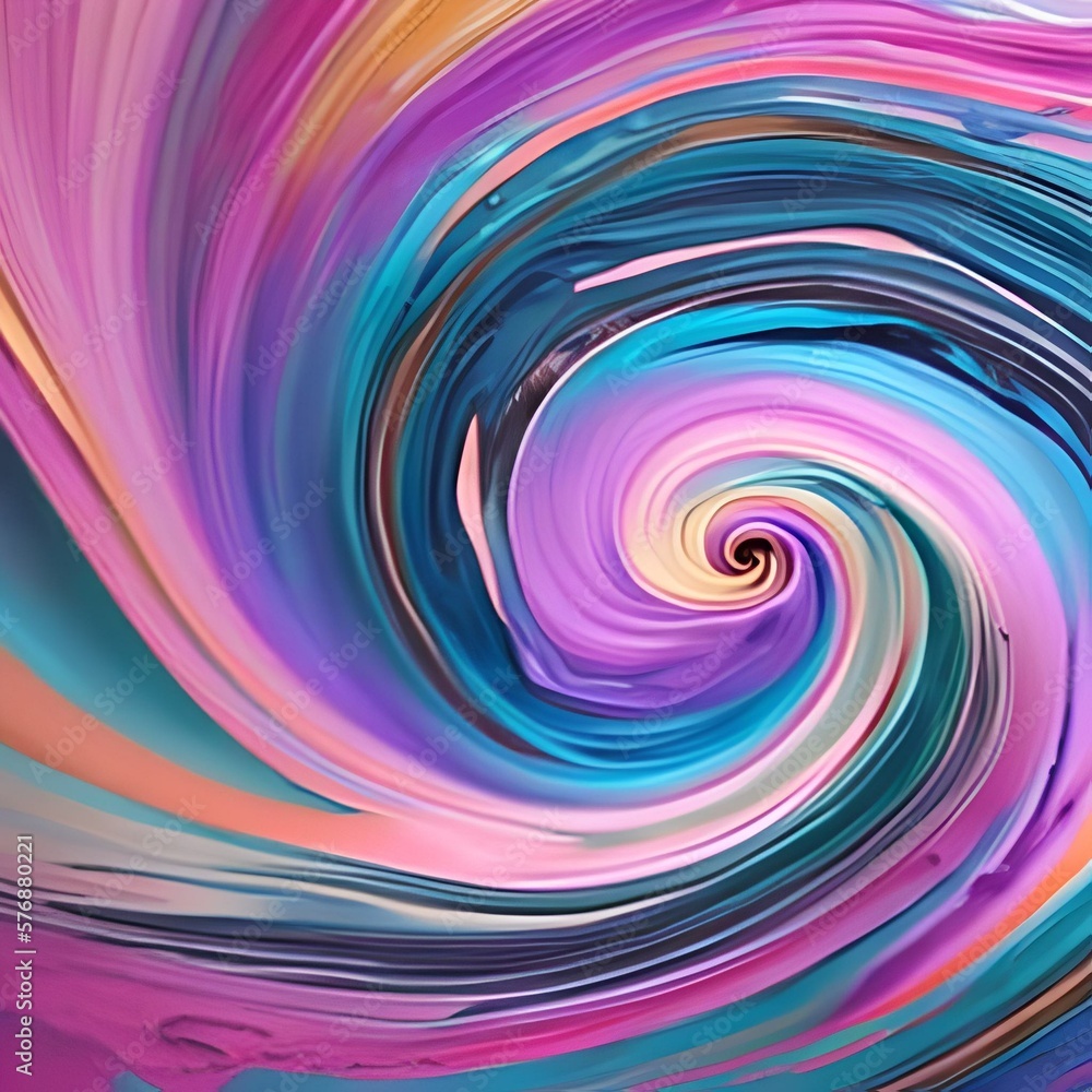 Multicolor paint swirl Multicolor paint swirl