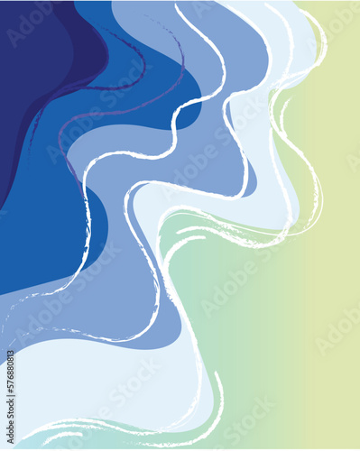 background with waves