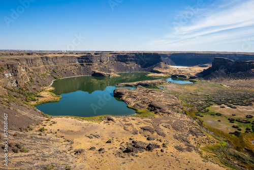 Sun Lakes-Dry Falls State Park. Sun Lakes-Dry Falls State Park in Eastern Washington, USA.