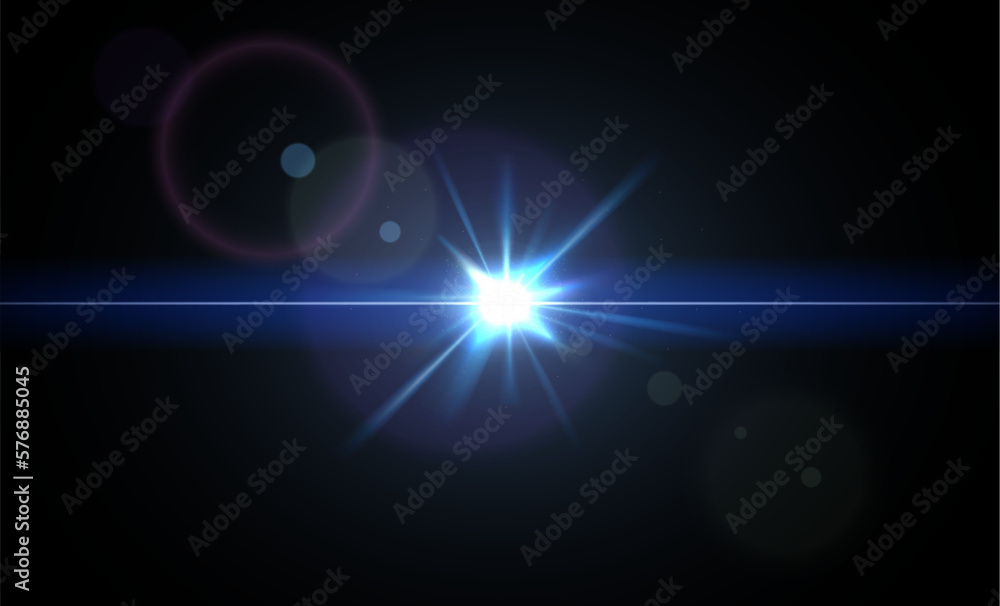 Abstract blue light rays with sparks. Exploding blue with sparkling illustration isolated on black background Abstract blue light rays with sparks. Exploding blue with sparkling illustration isolated on black background