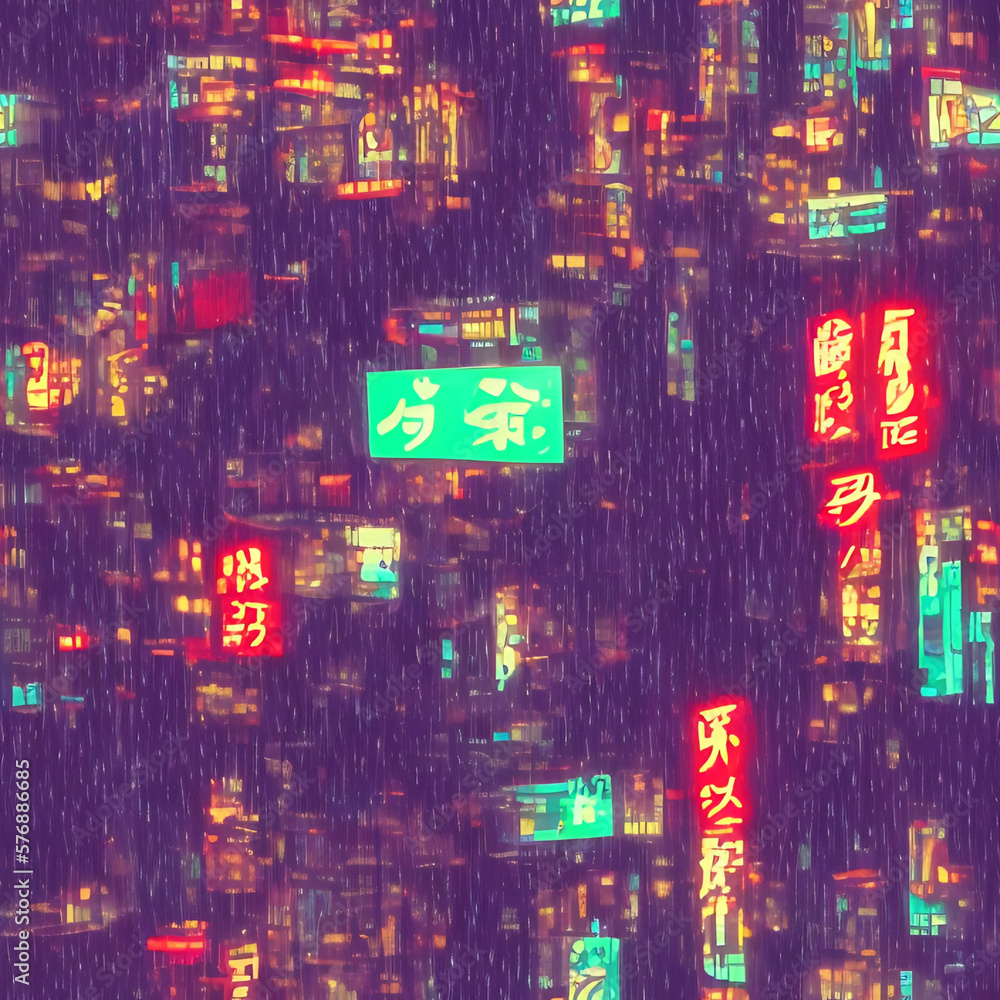 Tokyo nights illuminated lights abstract ai generated art background seq 7 of 21 Tokyo nights illuminated lights abstract ai generated art background seq 7 of 21
