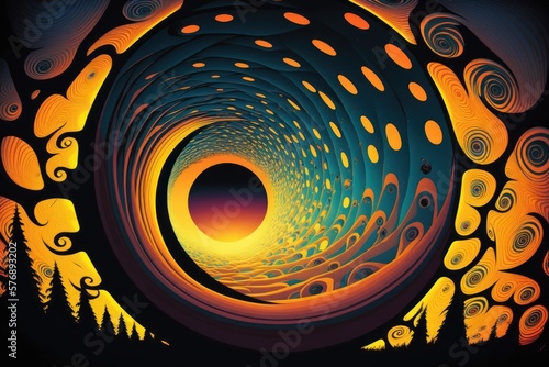 abstract background with circles