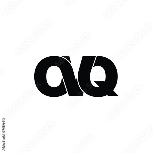 OVQ letter monogram logo design vector