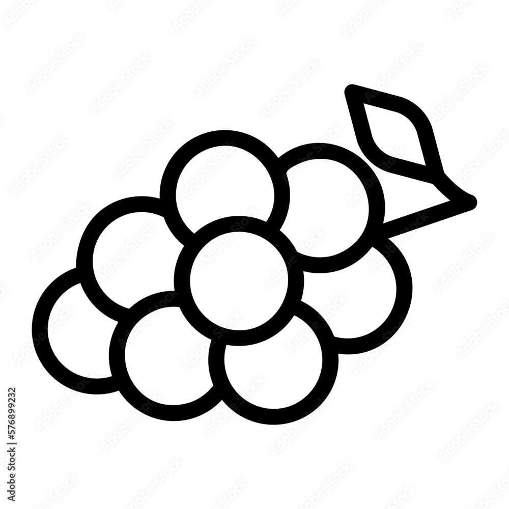 grape line icon grape line icon