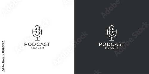 health talk podcast design template design talk about health