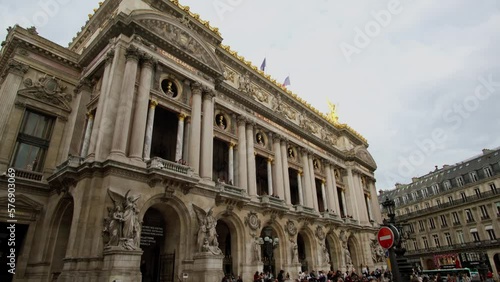 The Garnier palace (Palais garnier) Opera house in Paris photo