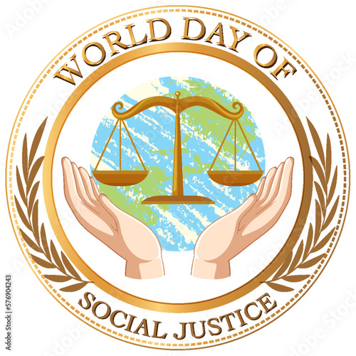 World day of social justice banner